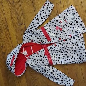 101 Dalmatians rain coat size 4